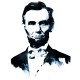 Shirt Abraham Lincoln blanc pour homme et femme