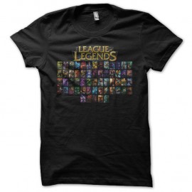Shirt League of Legends noir pour homme et femme