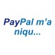 Shirt anti paypal blanc pour homme et femme