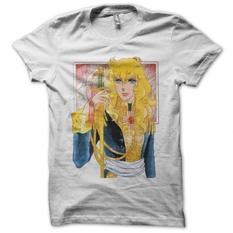 Shirt Lady Oscar blanc pour homme et femme