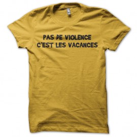 Shirt igor d'hossegor les vacances jaune pour homme et femme