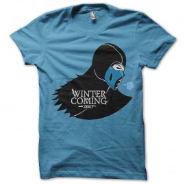 Shirt Sub Zero winter is coming bleu pour homme et femme