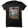 Tee-Shirt Gta 5 noir pour homme et femme