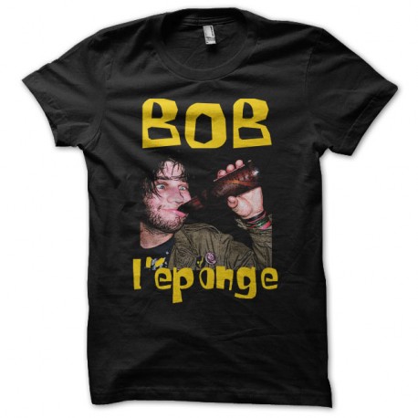 Shirt Bob l'éponge bourré noir pour homme et femme