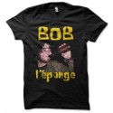 Shirt Bob l'éponge bourré noir pour homme et femme