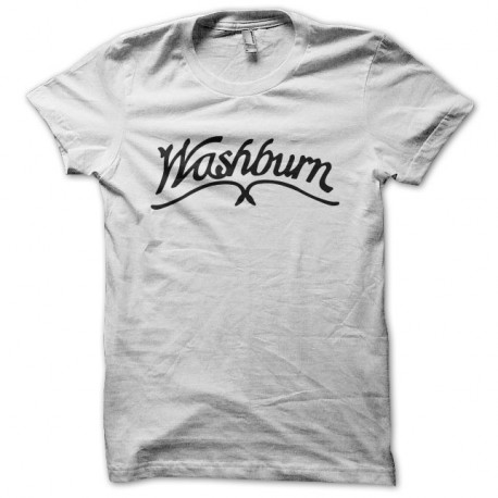 Shirt Washburn blanc pour homme et femme