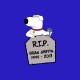 Shirt Brian Griffin RIP 1999-2013 bleu pour homme et femme