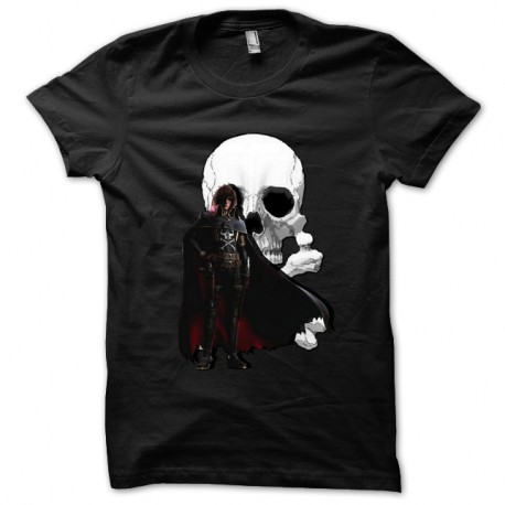 Shirt Albator tete de mort noir pour homme et femme