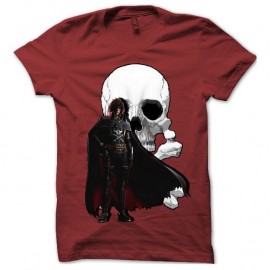 Shirt Albator tete de mort ROUGE pour homme et femme