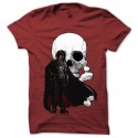 Shirt Albator tete de mort ROUGE pour homme et femme