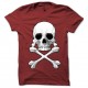 Shirt Albator Captain Harlock Skull Rouge pour homme et femme