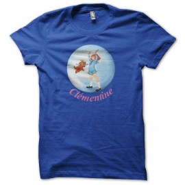 Shirt Clémentine bulle bleu pour homme et femme