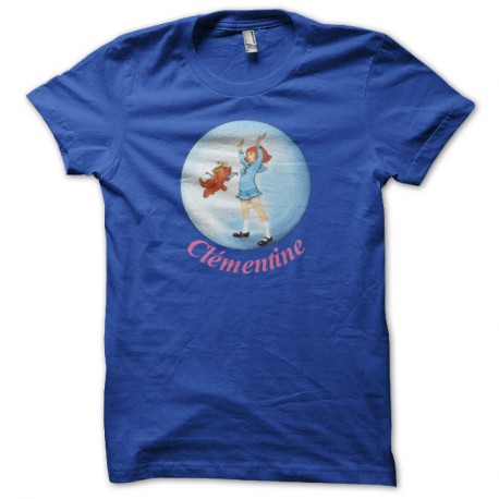 Shirt Clémentine bulle bleu pour homme et femme