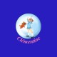 Shirt Clémentine bulle bleu pour homme et femme