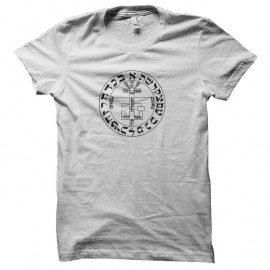 Shirt talisman cabalistique blanc pour homme et femme