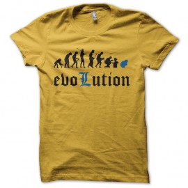 Shirt death note evolution jaune pour homme et femme