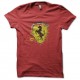 Shirt ferrari artistique rouge pour homme et femme