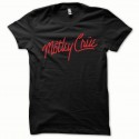 Shirt Mötley Crüe rouge/noir pour homme et femme