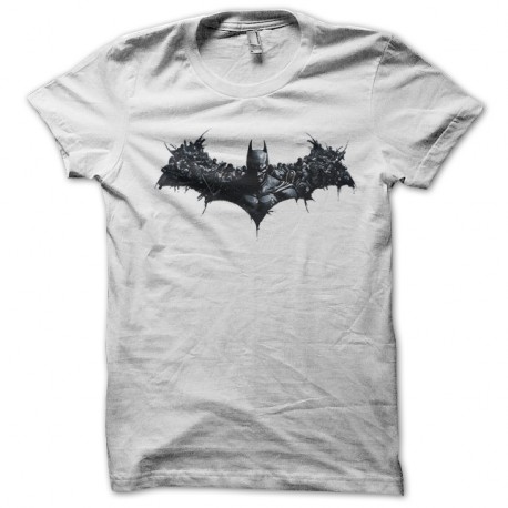 Shirt batman arkham origine symbole blanc pour homme et femme