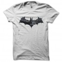 Shirt batman arkham origine symbole blanc pour homme et femme