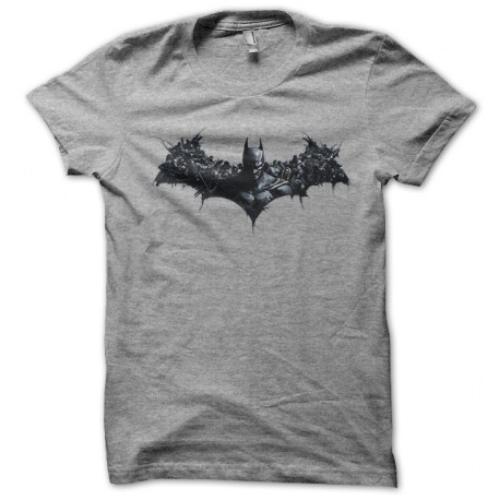 Shirt batman arkham origine symbole gris pour homme et femme