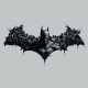 Shirt batman arkham origine symbole gris pour homme et femme