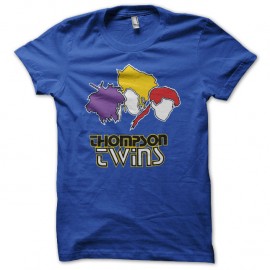 Shirt Thompson Twins bleu pour homme et femme