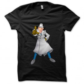 Shirt Inspecteur Gadget noir pour homme et femme