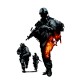 Shirt jeu battlefield bad company 2 blanc pour homme et femme