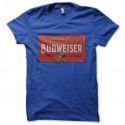 Shirt BUDWEISER bleu pour homme et femme