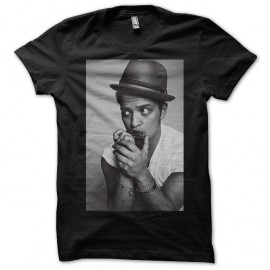 Shirt bruno mars noir pour homme et femme