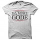 Shirt Da Vinci Gode parodie Da Vinci Code blanc pour homme et femme