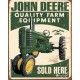 Shirt john deere gris pour homme et femme