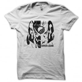 Shirt Gurren lagann blanc pour homme et femme