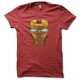 Shirt Iron Man masque dégoulinant rouge pour homme et femme
