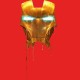 Shirt Iron Man masque dégoulinant rouge pour homme et femme