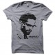 Shirt Malcolm X gris pour homme et femme