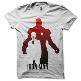 Shirt Iron man ombre Stark blanc pour homme et femme