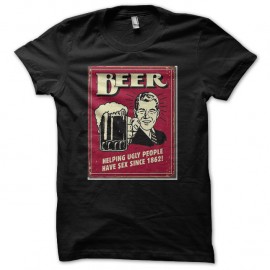 Shirt beer noir pour homme et femme