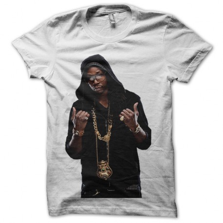 Shirt 2 chainz blanc pour homme et femme