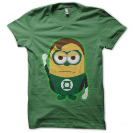 Shirt minion parodie green lantern vert pour homme et femme