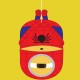 Shirt minion parodie spiderman jaune pour homme et femme