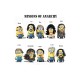 Shirt Minions of Anarchy blanc pour homme et femme