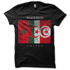 Shirt Maghreb united noir pour homme et femme