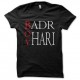 Shirt badr hari noir pour homme et femme