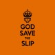 Shirt God save the slip orange pour homme et femme