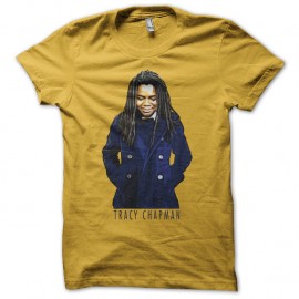 Shirt Tracy Chapman Let it rain jaune pour homme et femme
