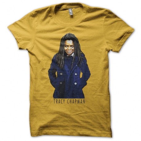 Shirt Tracy Chapman Let it rain jaune pour homme et femme