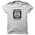 Shirt road 66 blanc pour homme et femme