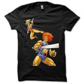Shirt Cosmocats Thundercats noir pour homme et femme